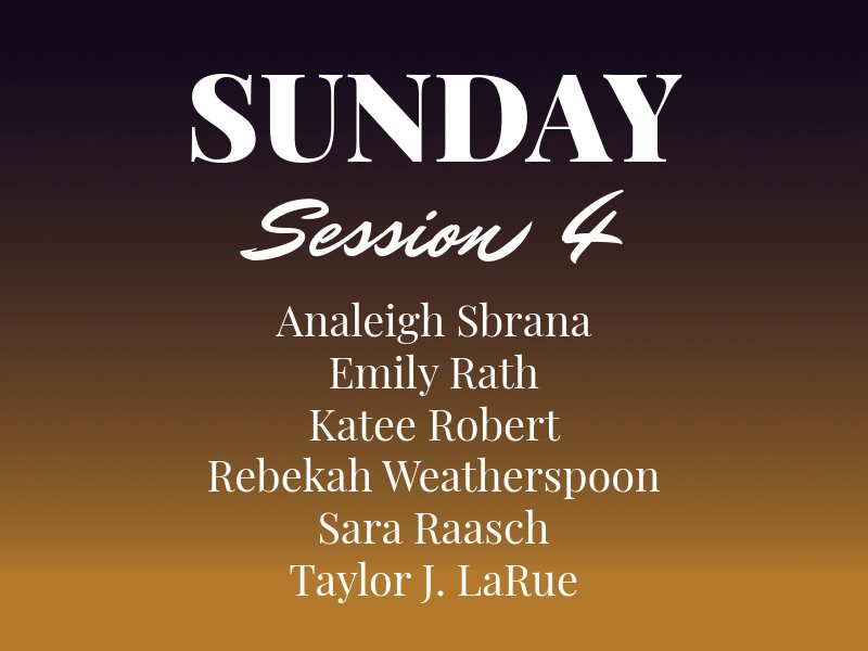 Author Signing 4 - Sunday