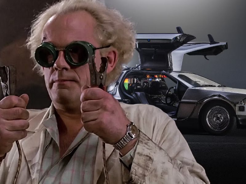 TeamUp - Doc Brown and the DeLorean